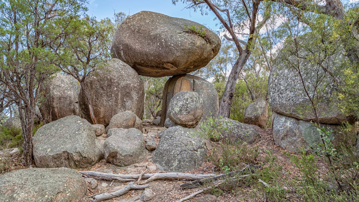 Granite archway