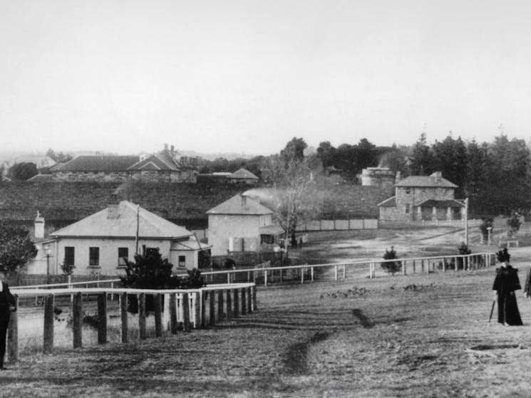 Berrima Main Street in 1860s