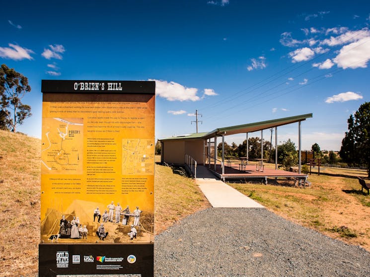 Picnic area at O'Brien's Hill