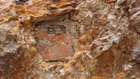 Western-most observation posts visible in the cliff face.