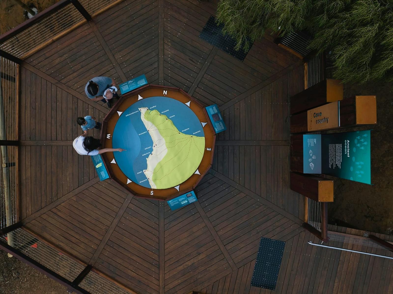 Above ground along the Ancient Lands Experience Ngilgi Cave Yallingup Western Australia.