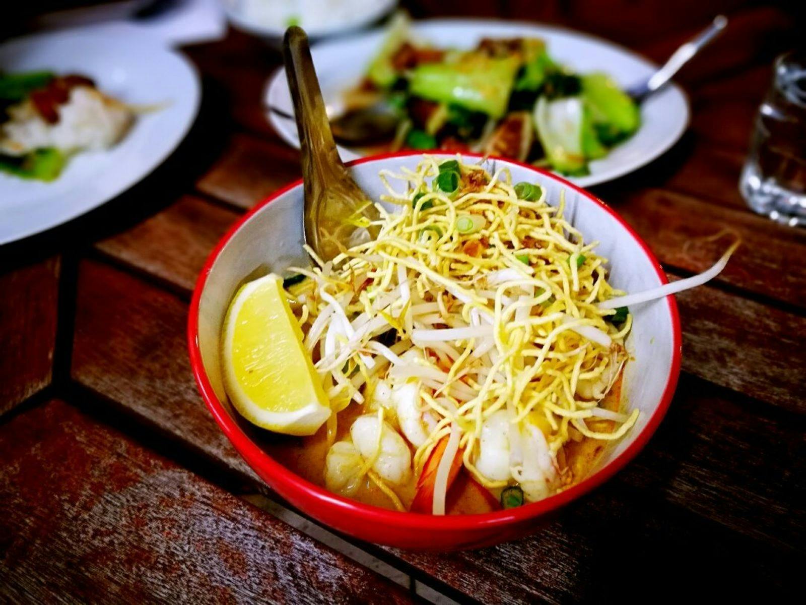 Red Wok Thai noodle dish