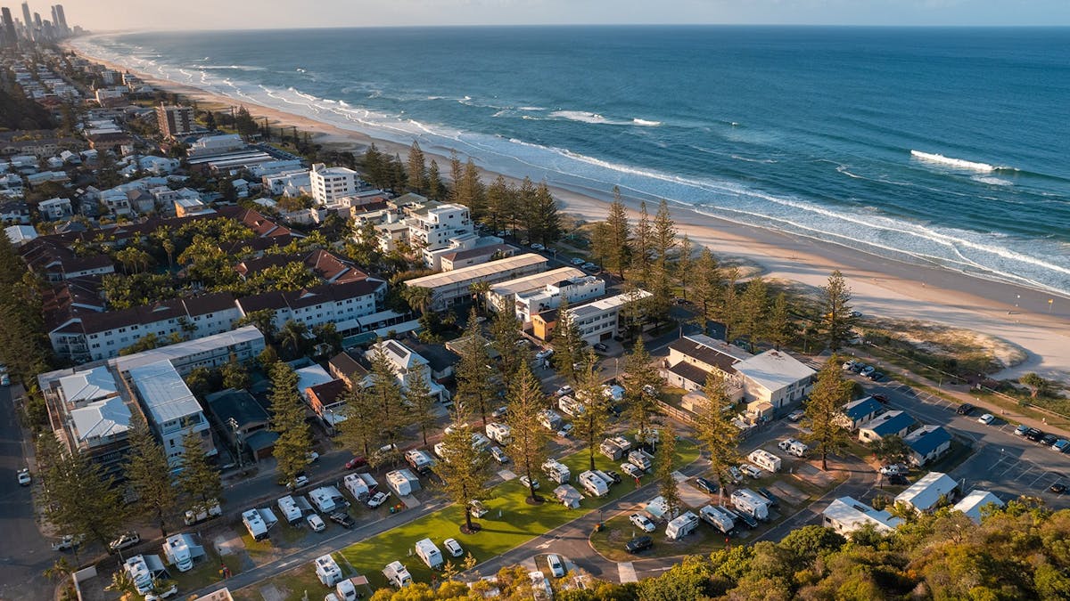 Ocean Beach Tourist Park location