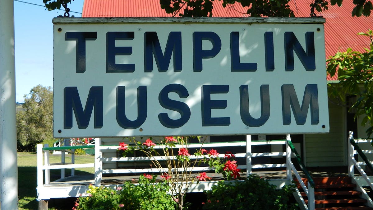 Templin Museum sign