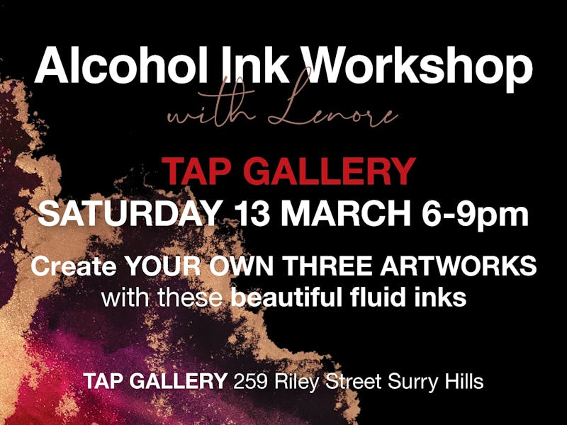 Image for Alcohol Ink Workshop at TAP Gallery - Surry Hills