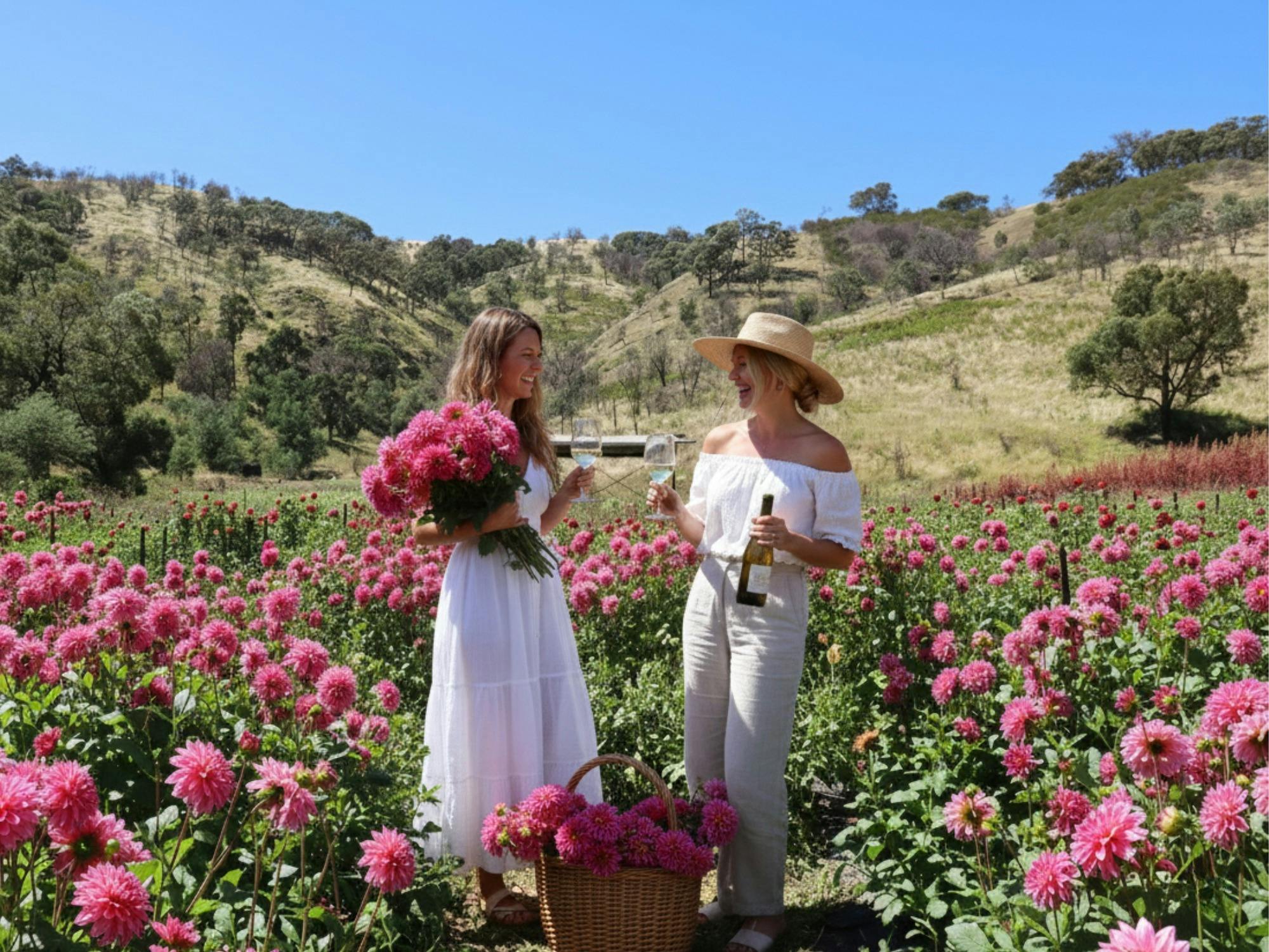 Brunch Among the Blooms - Cheers @ Bloom Into You Flower Farm