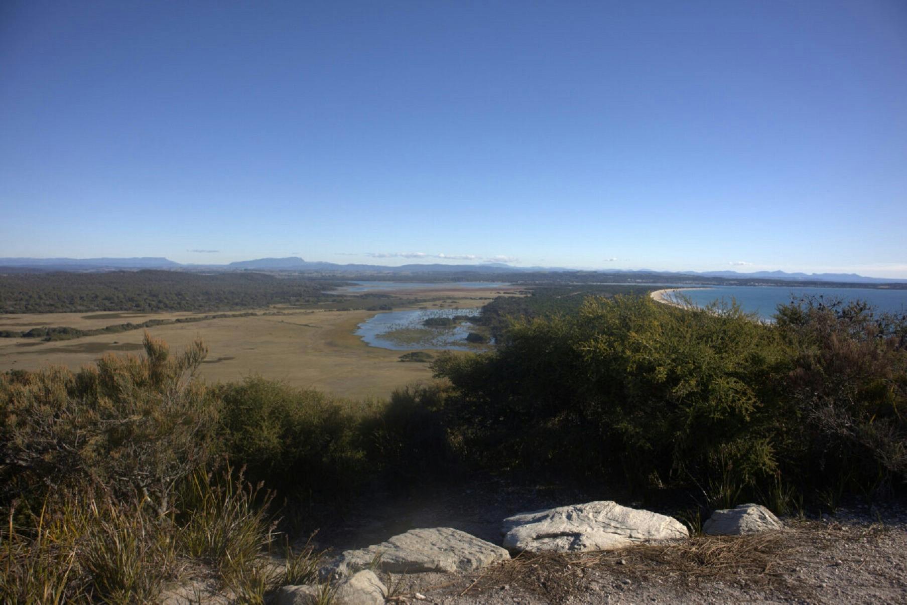 View from atop of Archer's Knob Narawntapu National Park