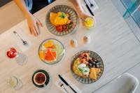 photo of breakfast spread