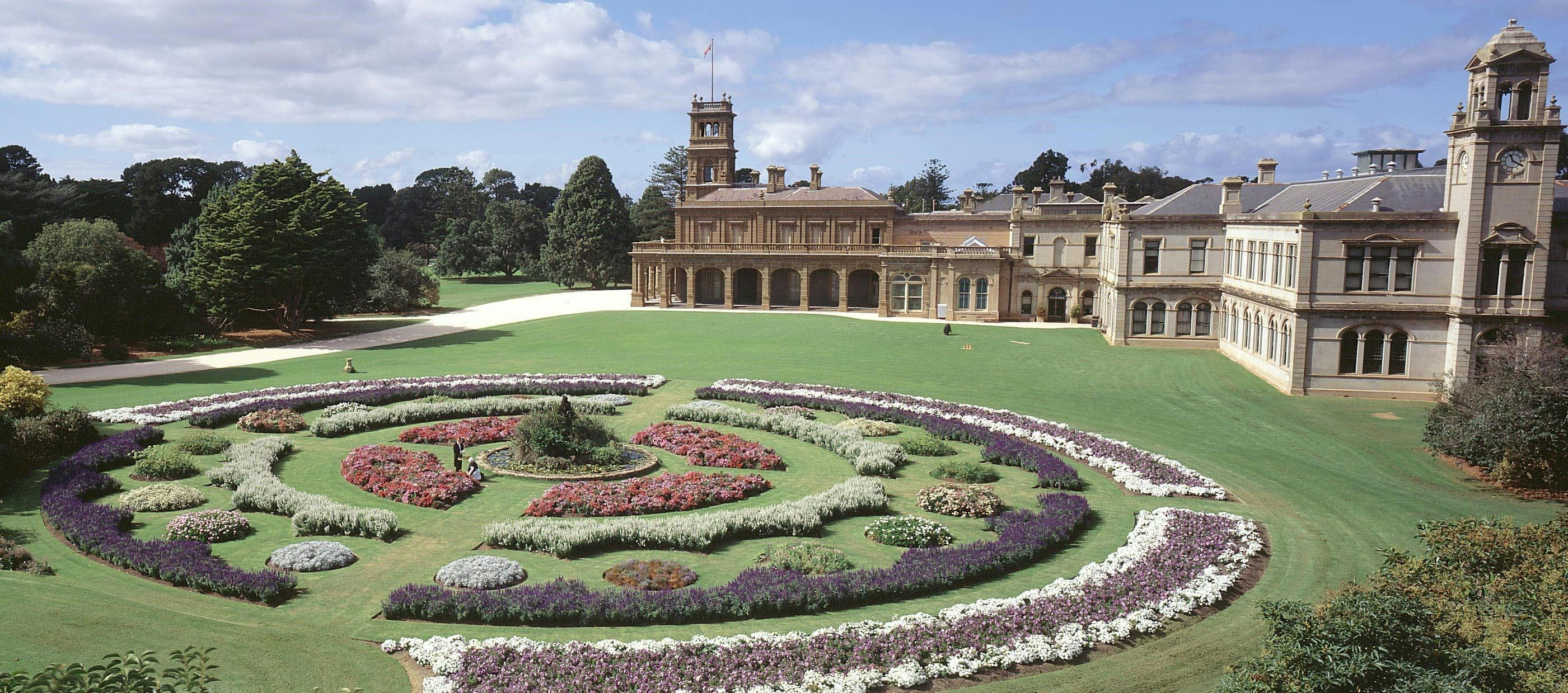 Aerial View of Mansion Arches