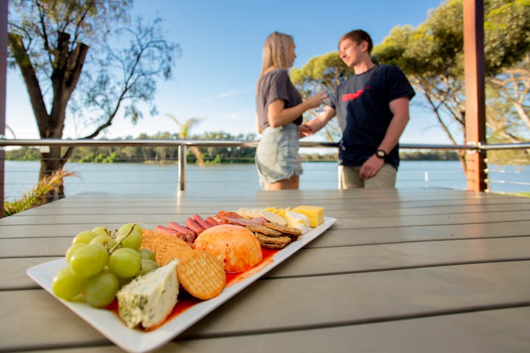 Two Bedroom Riverfront Villa accommodates up to 5 people