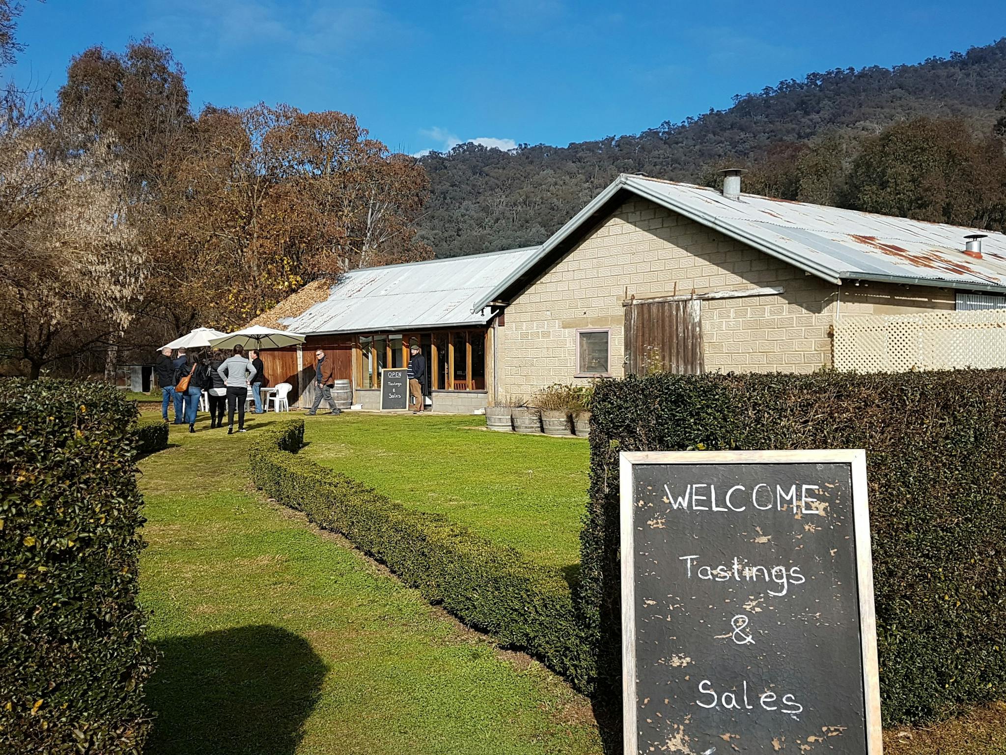 Clear winters day in the King Valley