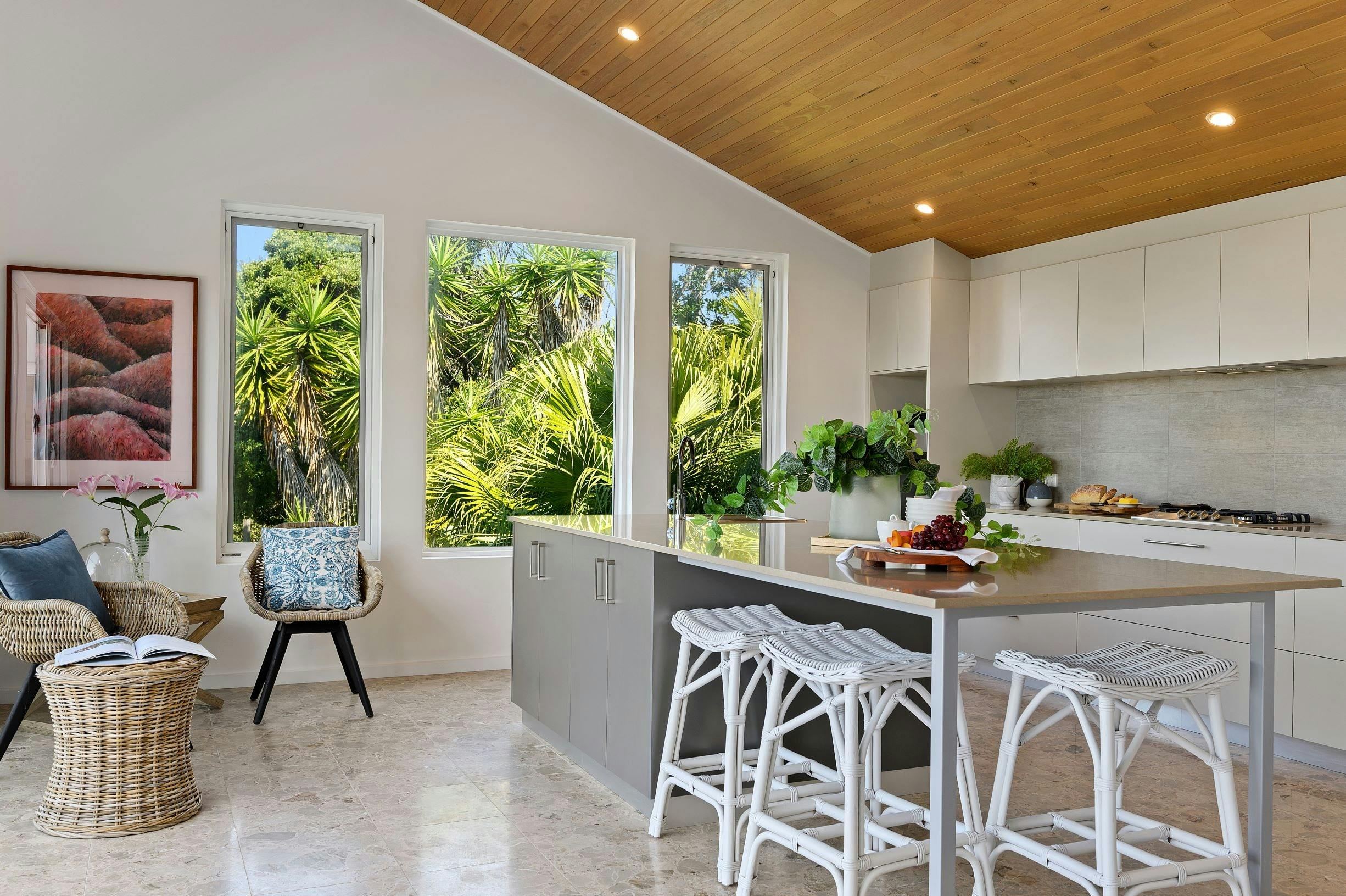 Spacious gourmet kitchen with separate butler's pantry