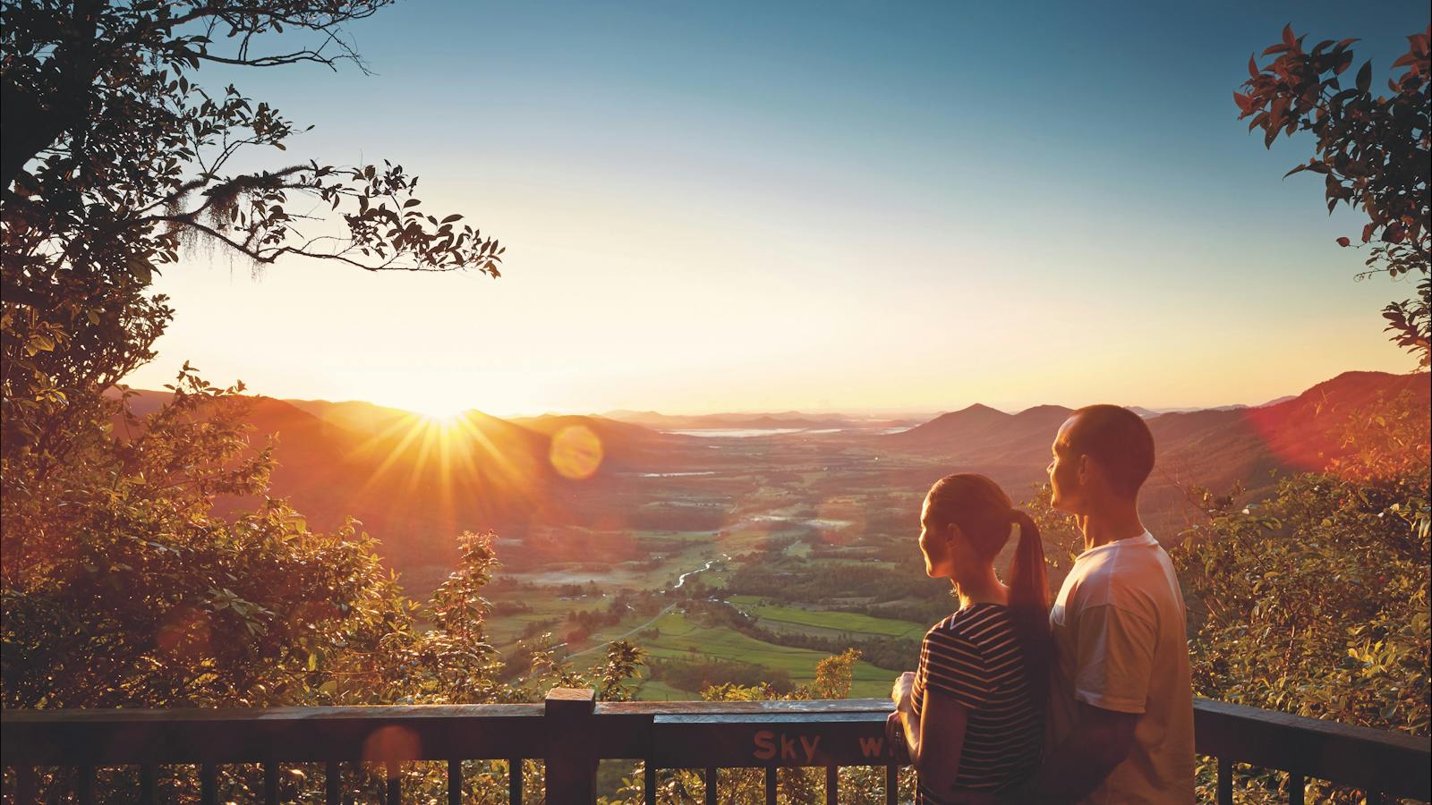 Sky Window lookout at Eungella National Park