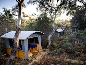 Wilderness Camp on The Maria Island Walk