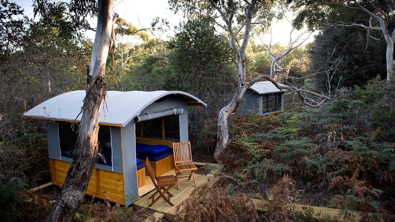 Wilderness Camp on The Maria Island Walk