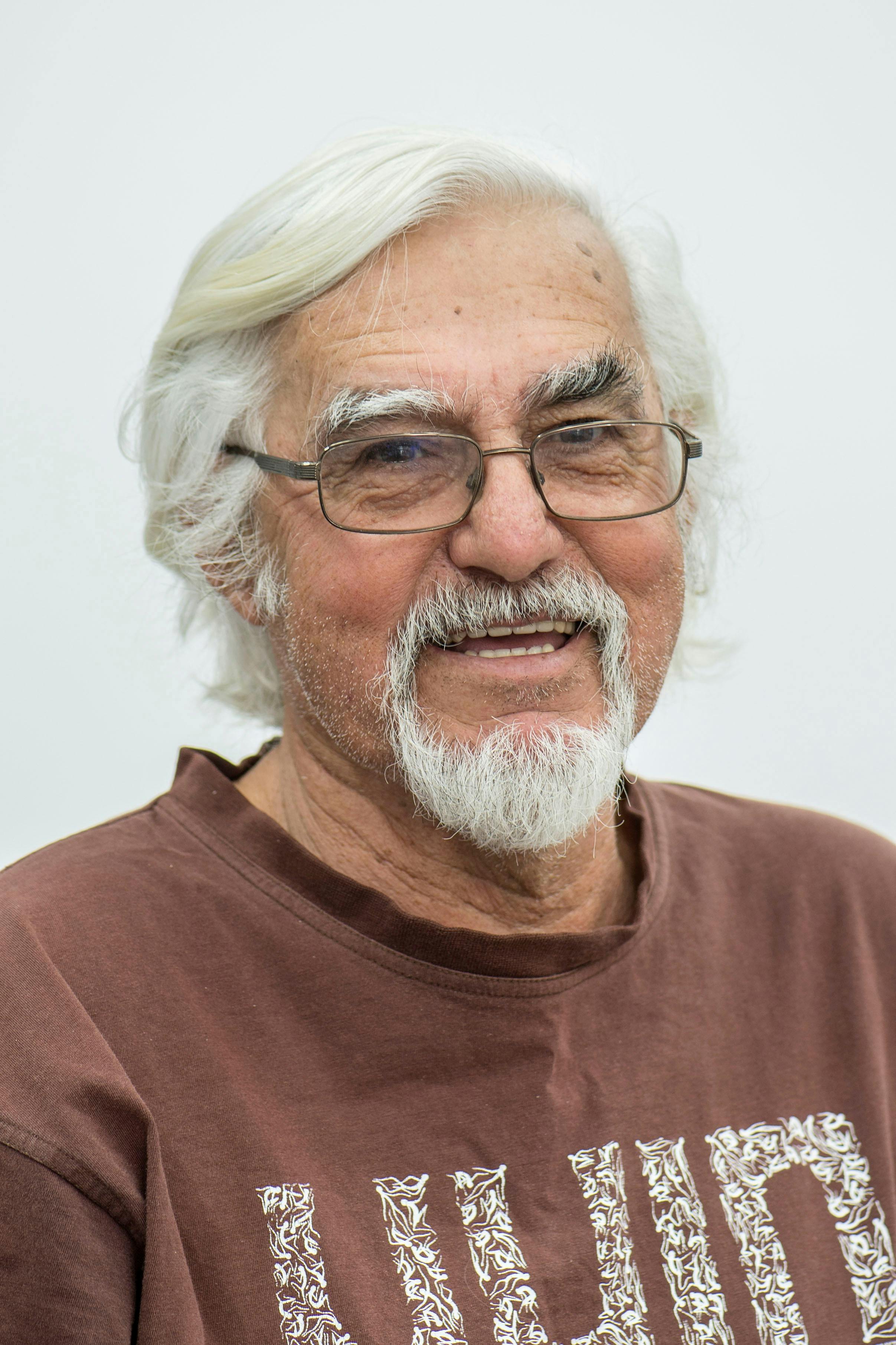 Lloyd Gawura Hornsby resident artist at Gawura Gallery.  Lloyd is a Yuin man from Wallaga Lakes