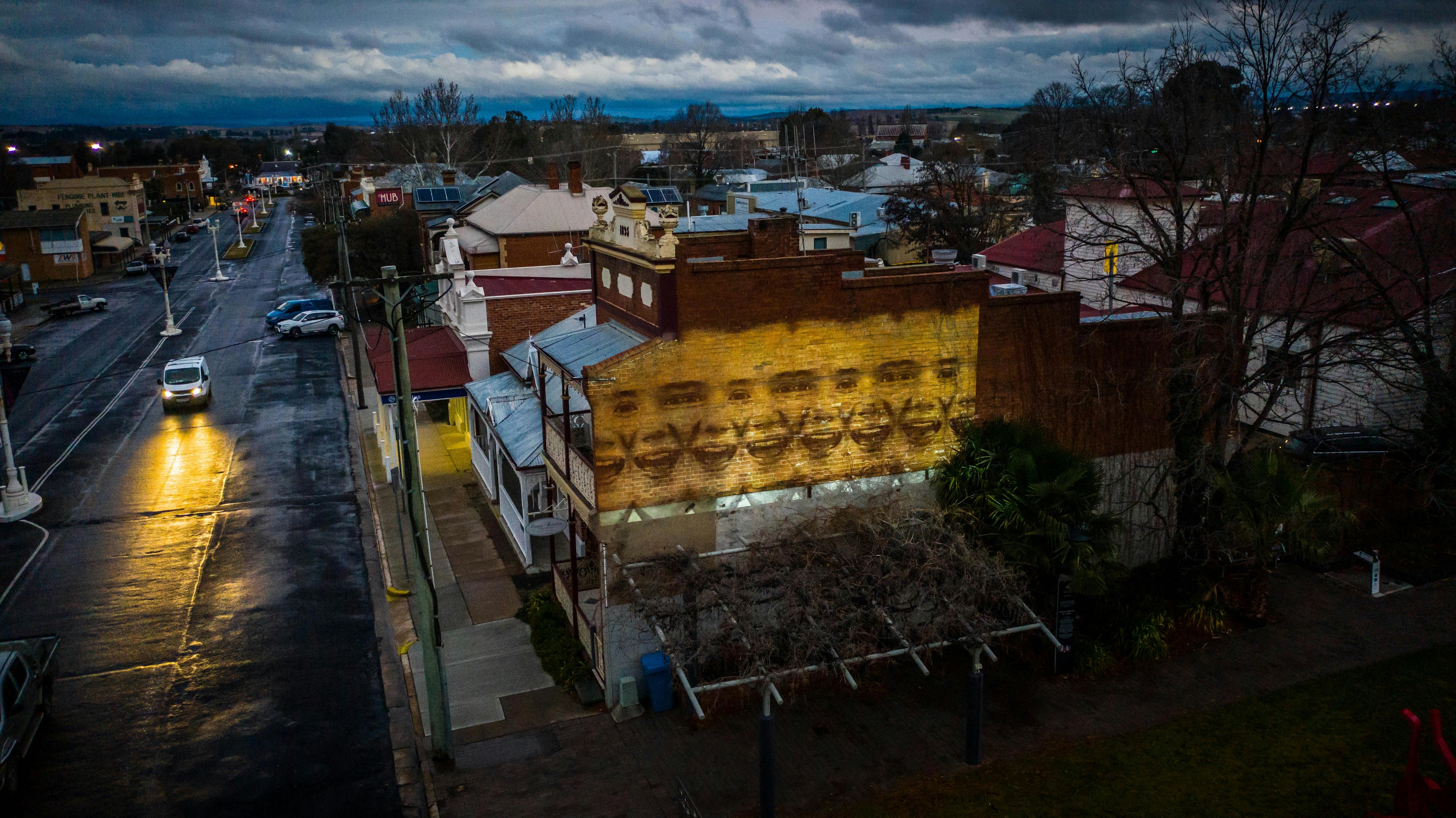 Ways of Seeing 2019, digital projection. Photo: Henry Denyer-Simmons