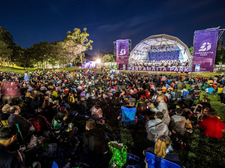 Free Sydney Symphony Orchestra concert in The Crescent, Parramatta Park