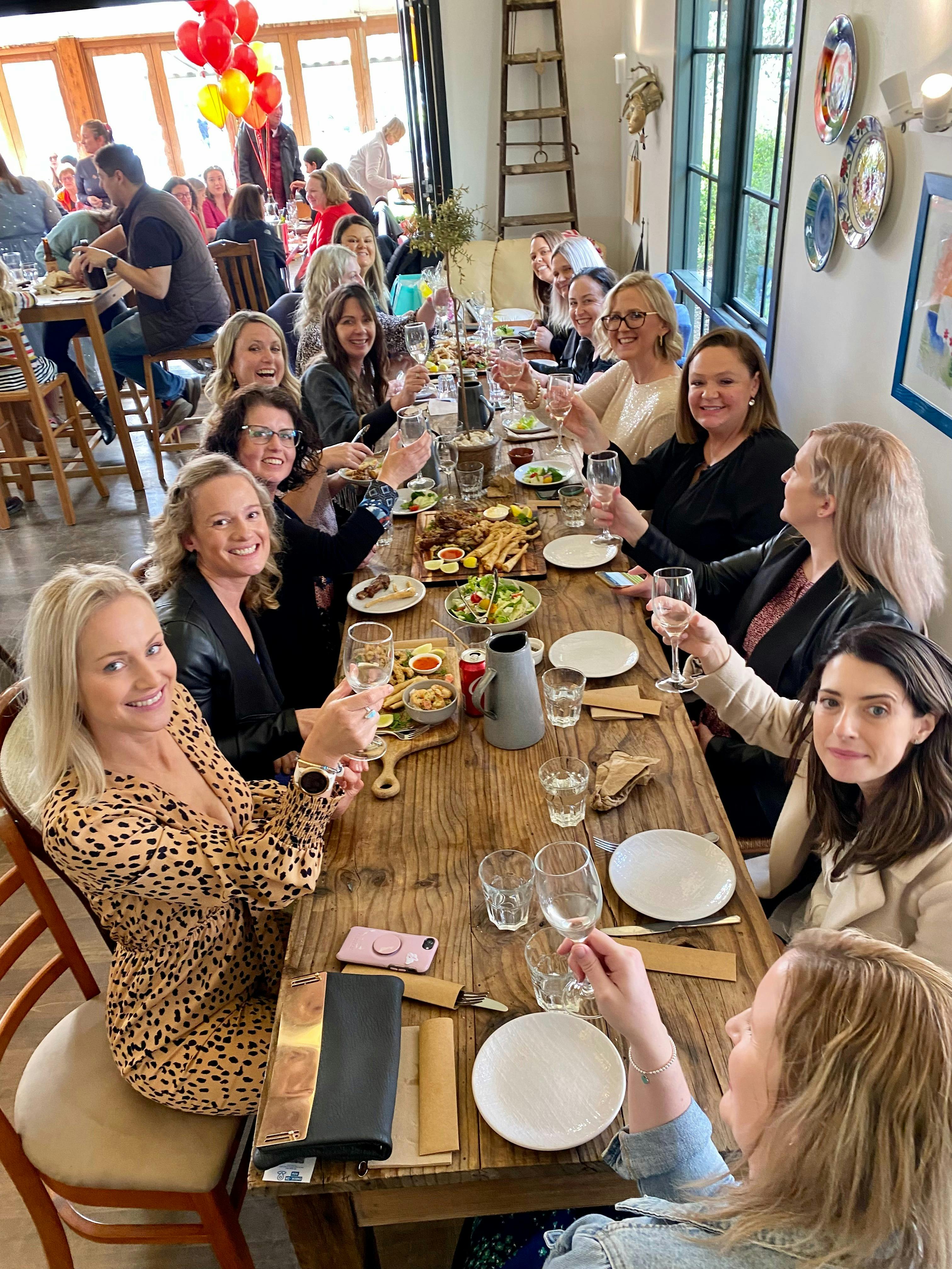 Guests enjoying lunch at one of our Mornington Peninsula Wineries