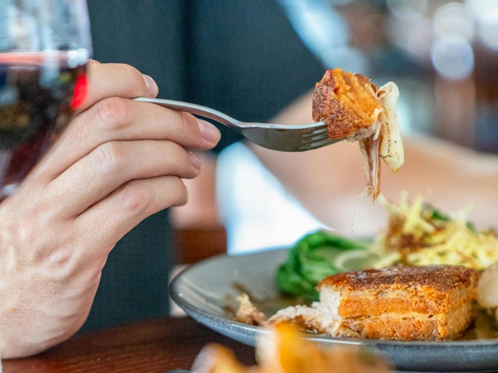 Taking a mouthful at kelp