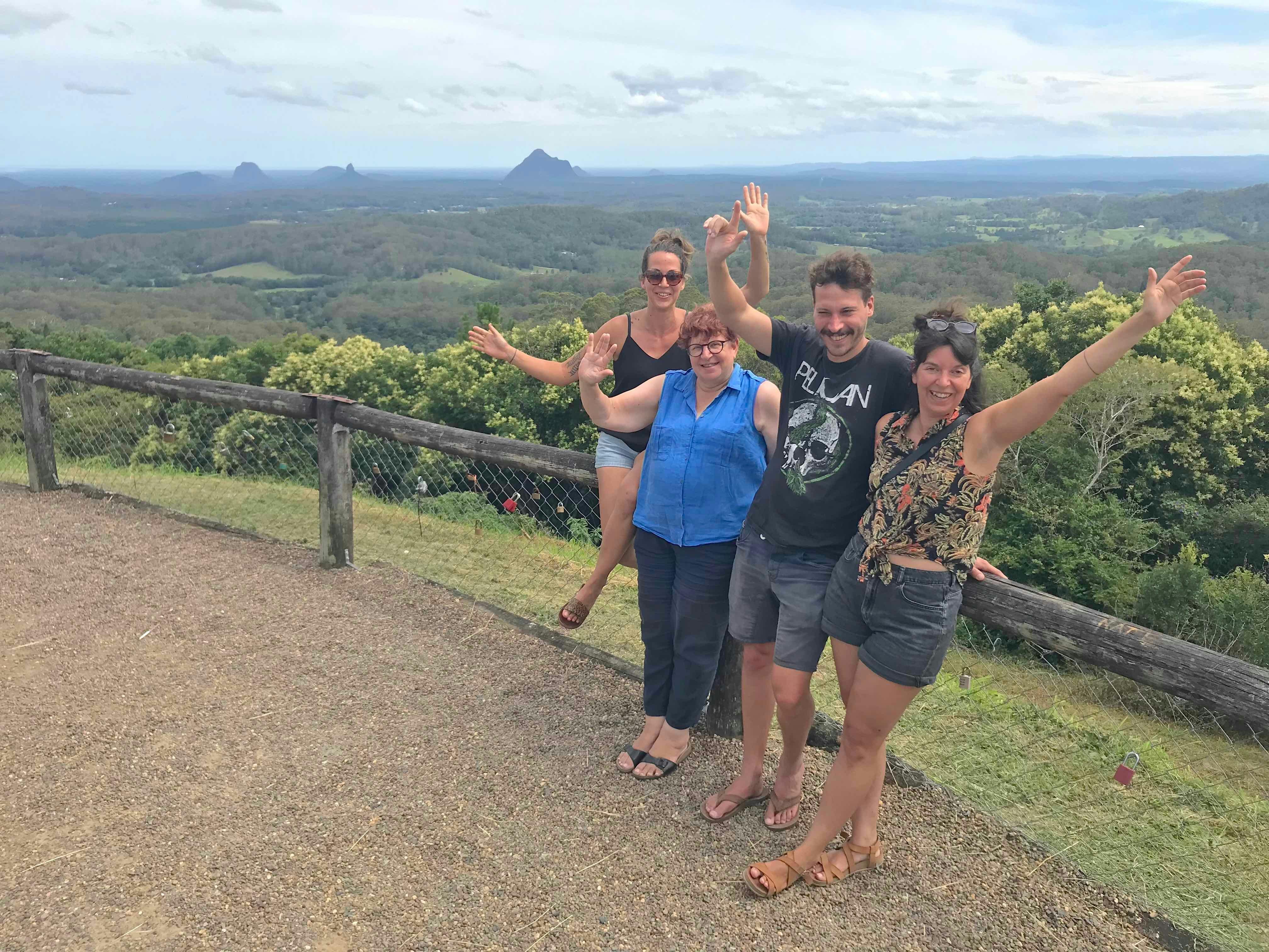 Glass House Mountains Tour with Lunch, Lookouts, Nature and Culture