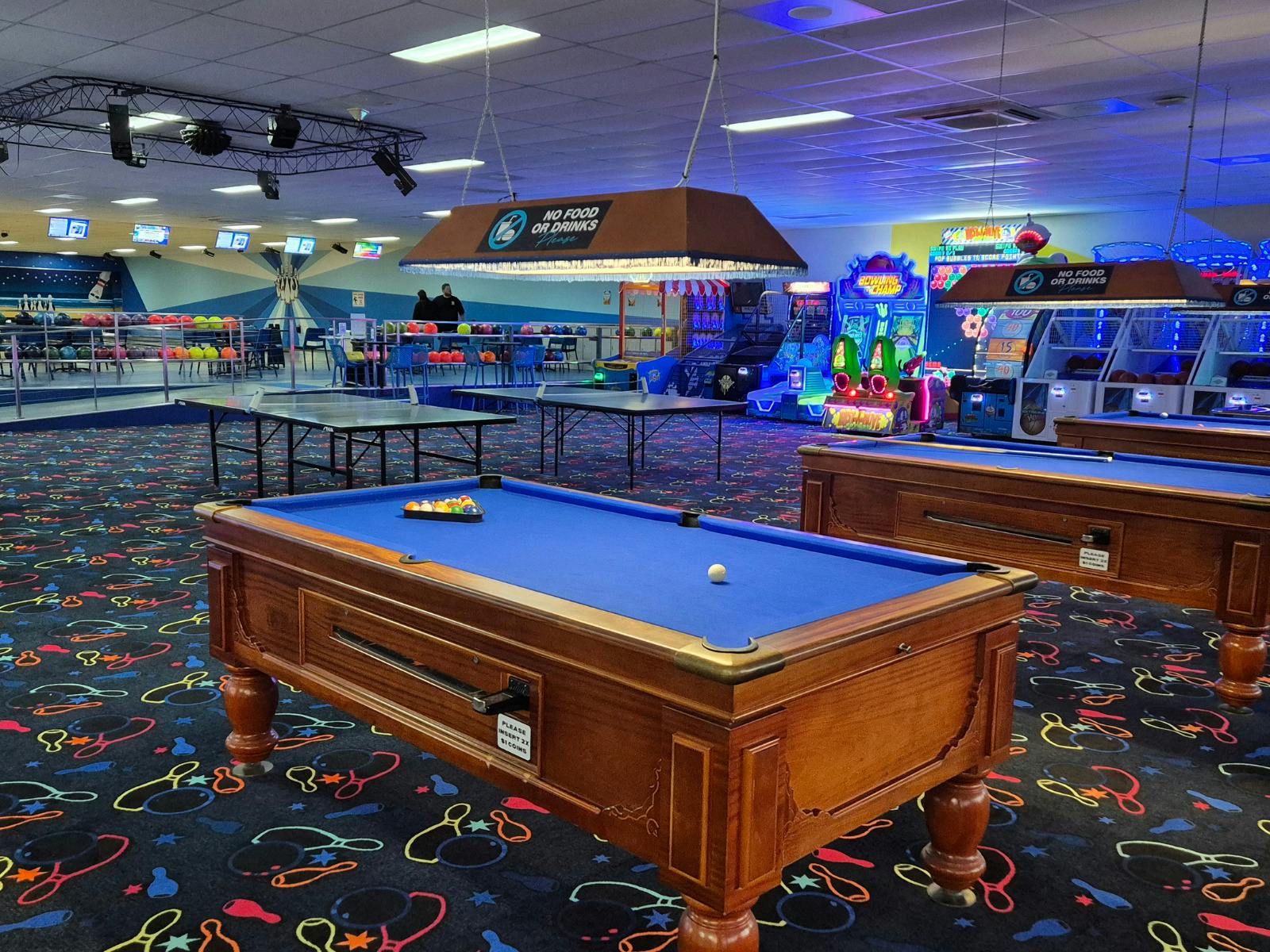 Pool Tables, Table Tennis Tables and Arcade Games