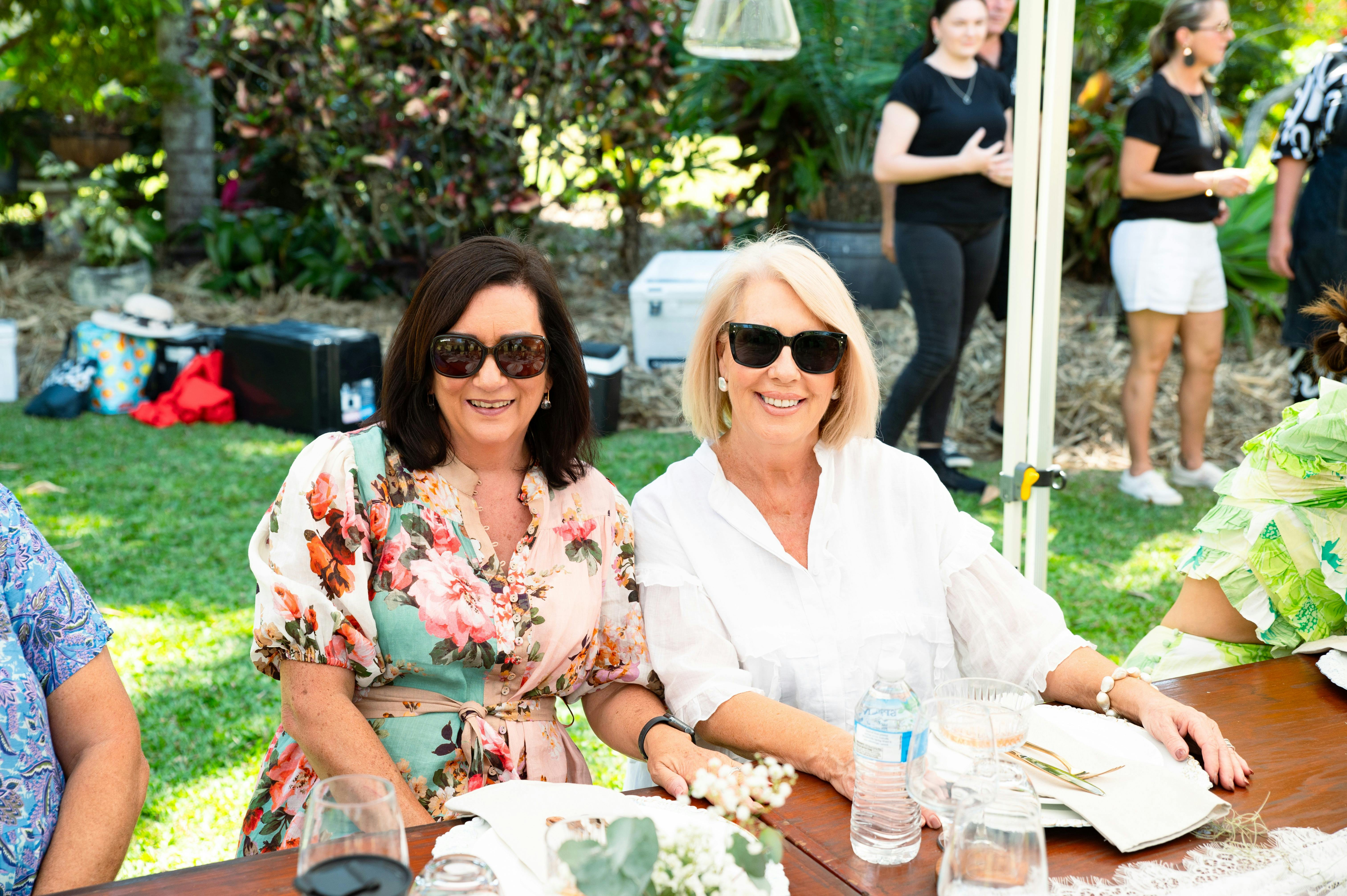 people enjoying long lunch one hungry mumma lawn