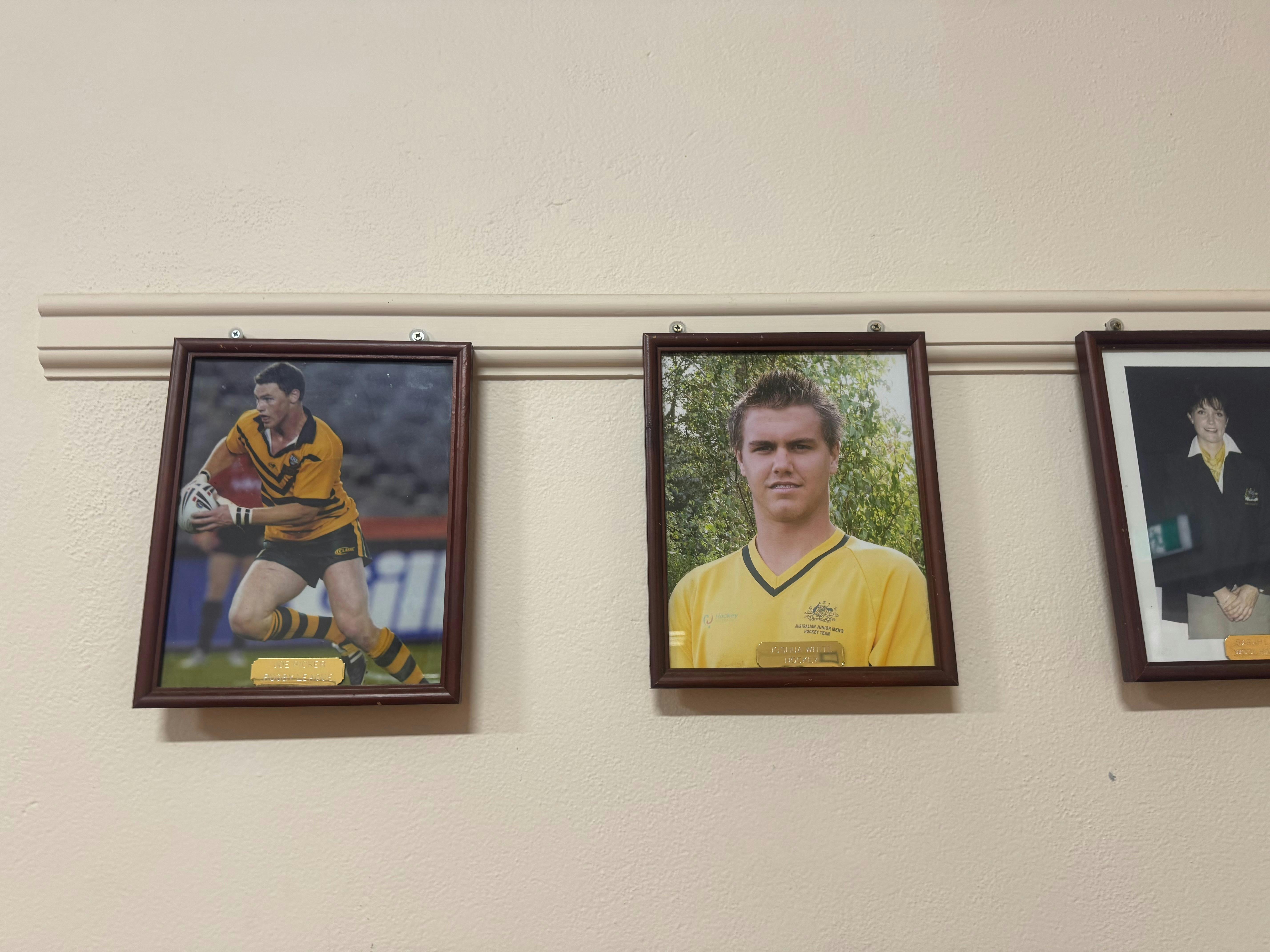 Photos of hall of famers