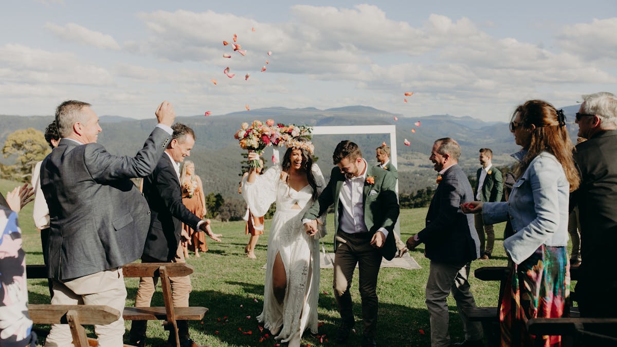 Bride and Groom married