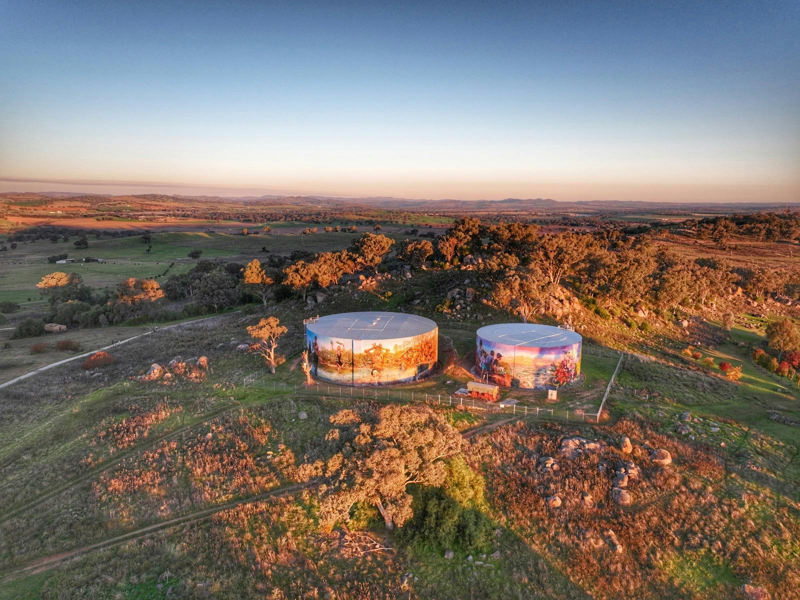 COWRA POW WATER TANK MURALS