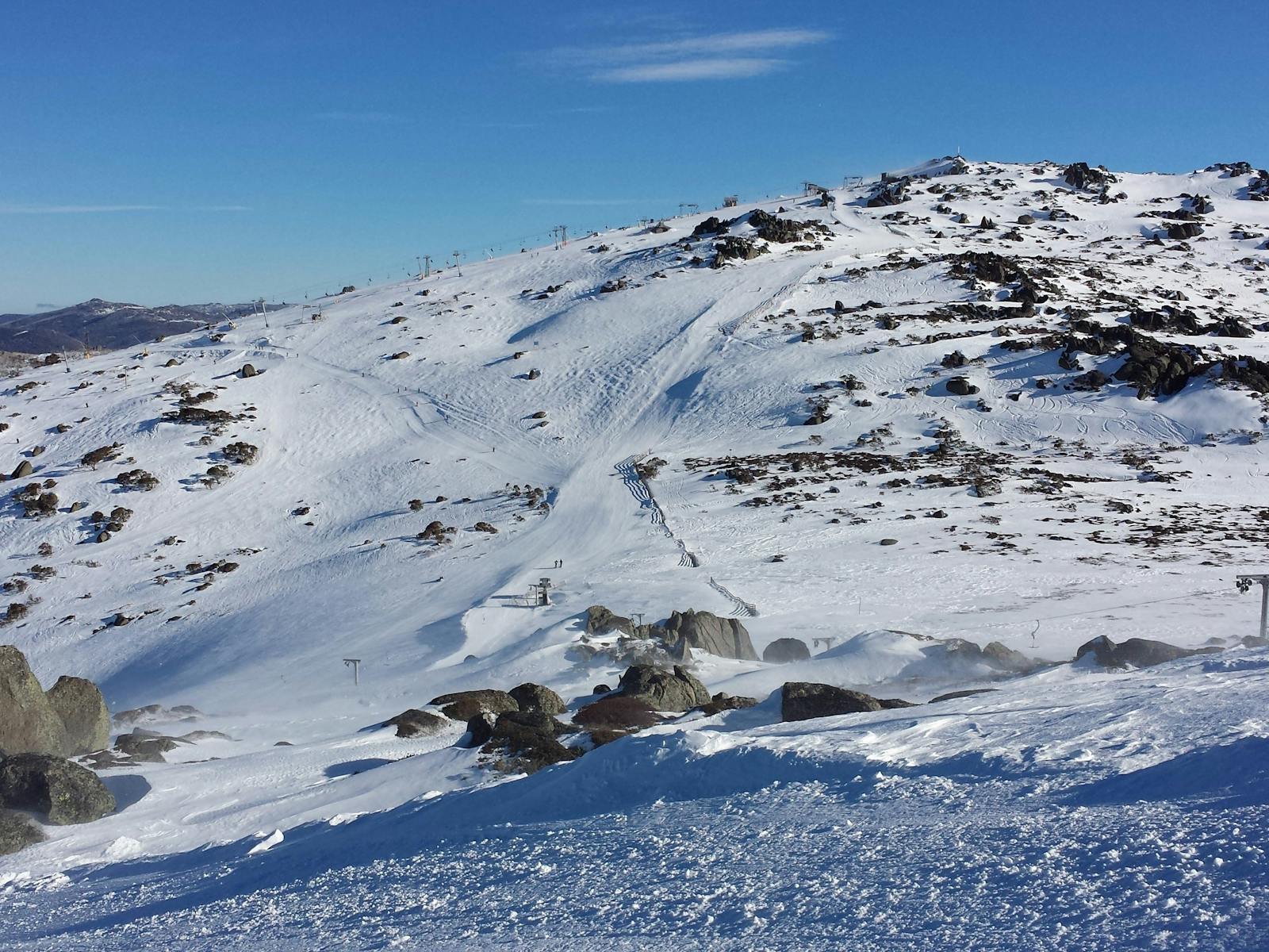 Mountain Perisher from side view
