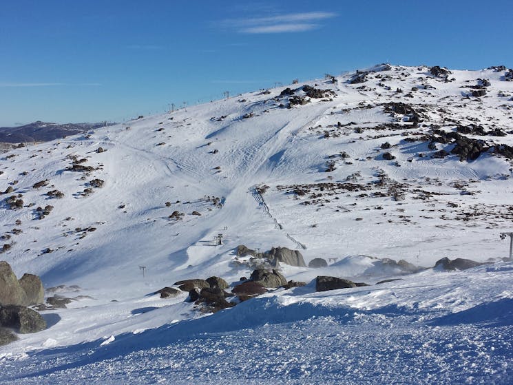 Mountain Perisher from side view