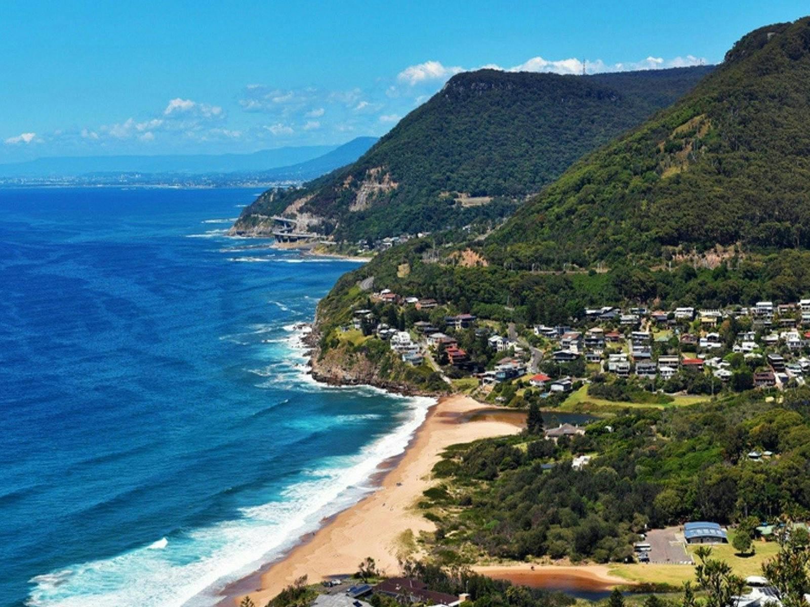 Aerial view of the South Coast of NSW