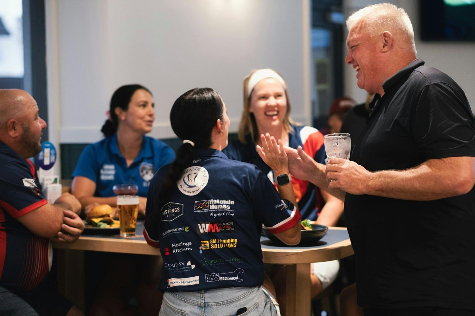 Wauchope Soccer Club enjoying the Hastings Hotel