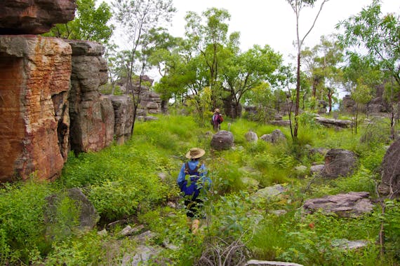 バーク砂岩の散歩