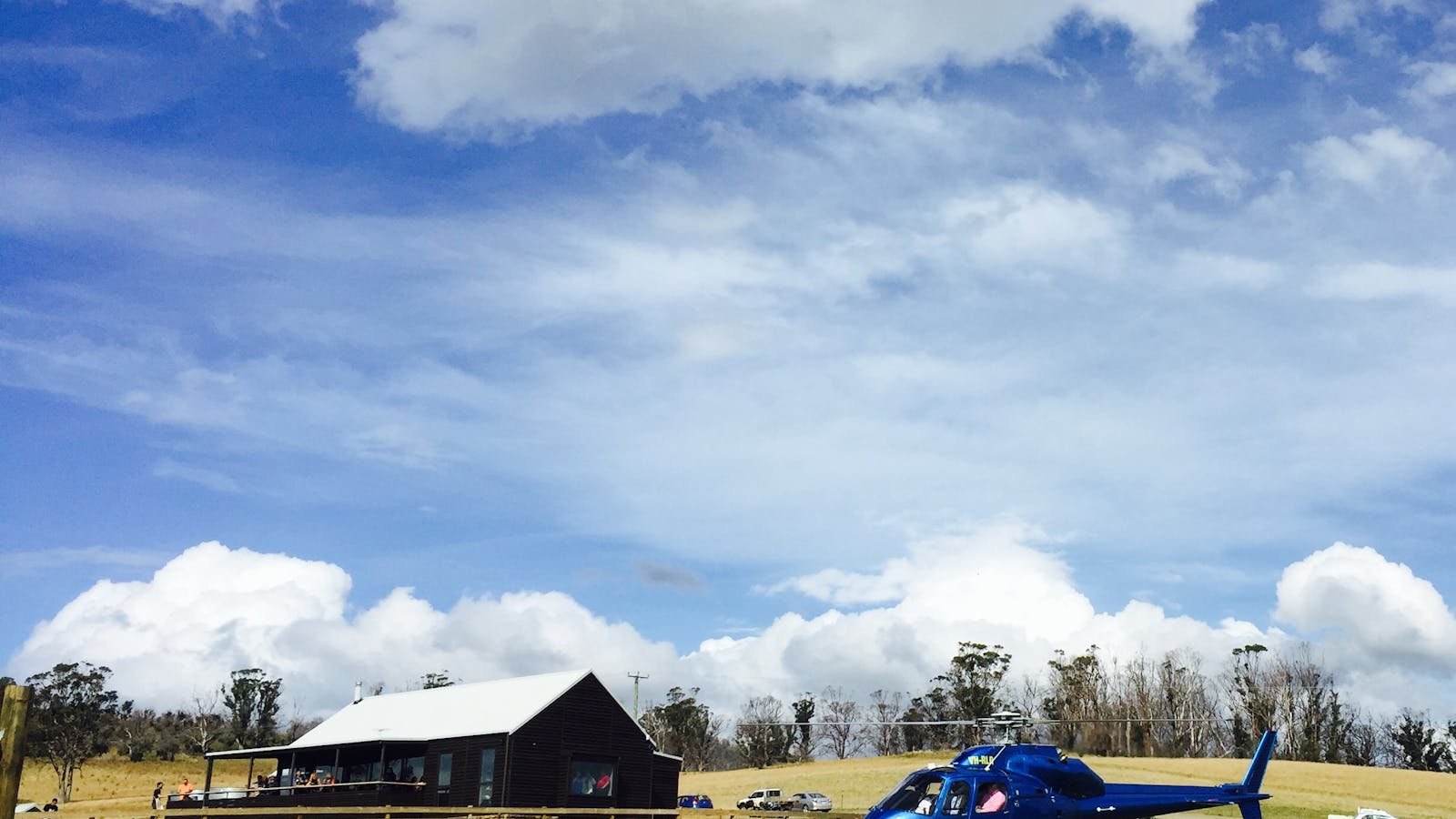 Arrive by helicopter, sea plane or coach. Only 35 mins drive from Hobart Airport.