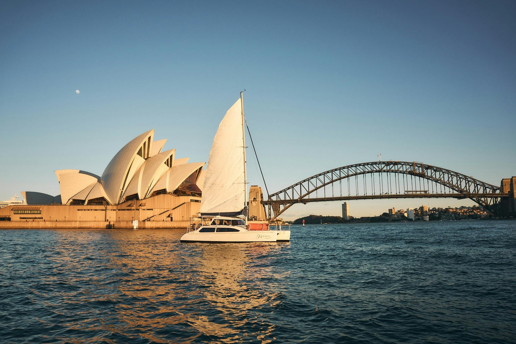 Delphinus Private Catamaran Charter — Sydney Harbour