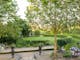 Main terrace overlooking garden