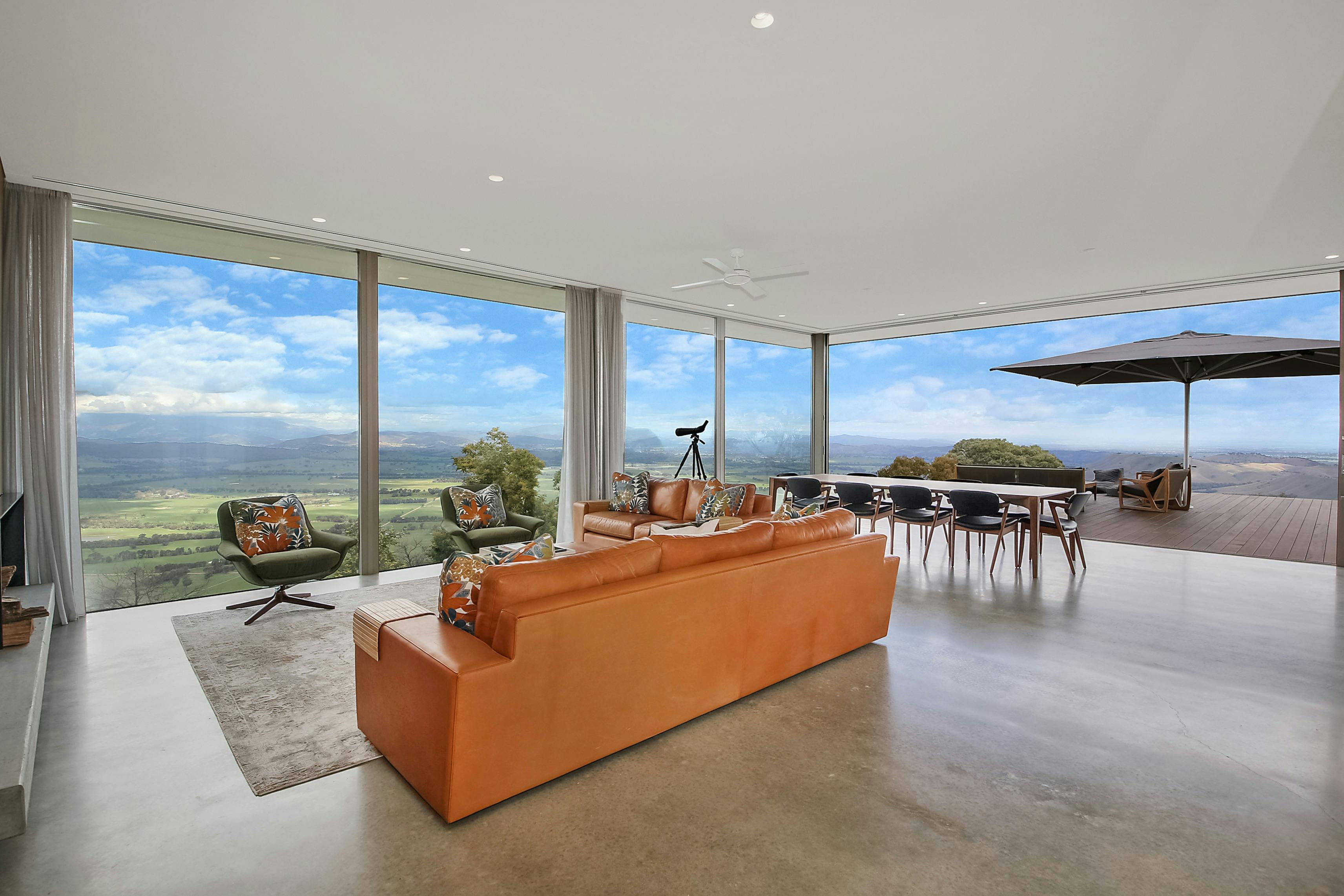 Lounge with outstanding views