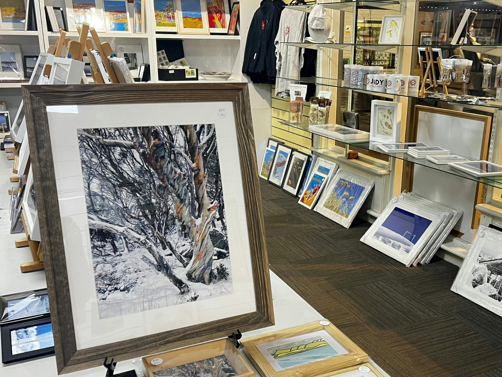 Photography Paintings Artwork Snowy Mountains NSW Jindabyne Nuggets Crossing Shopping Centre