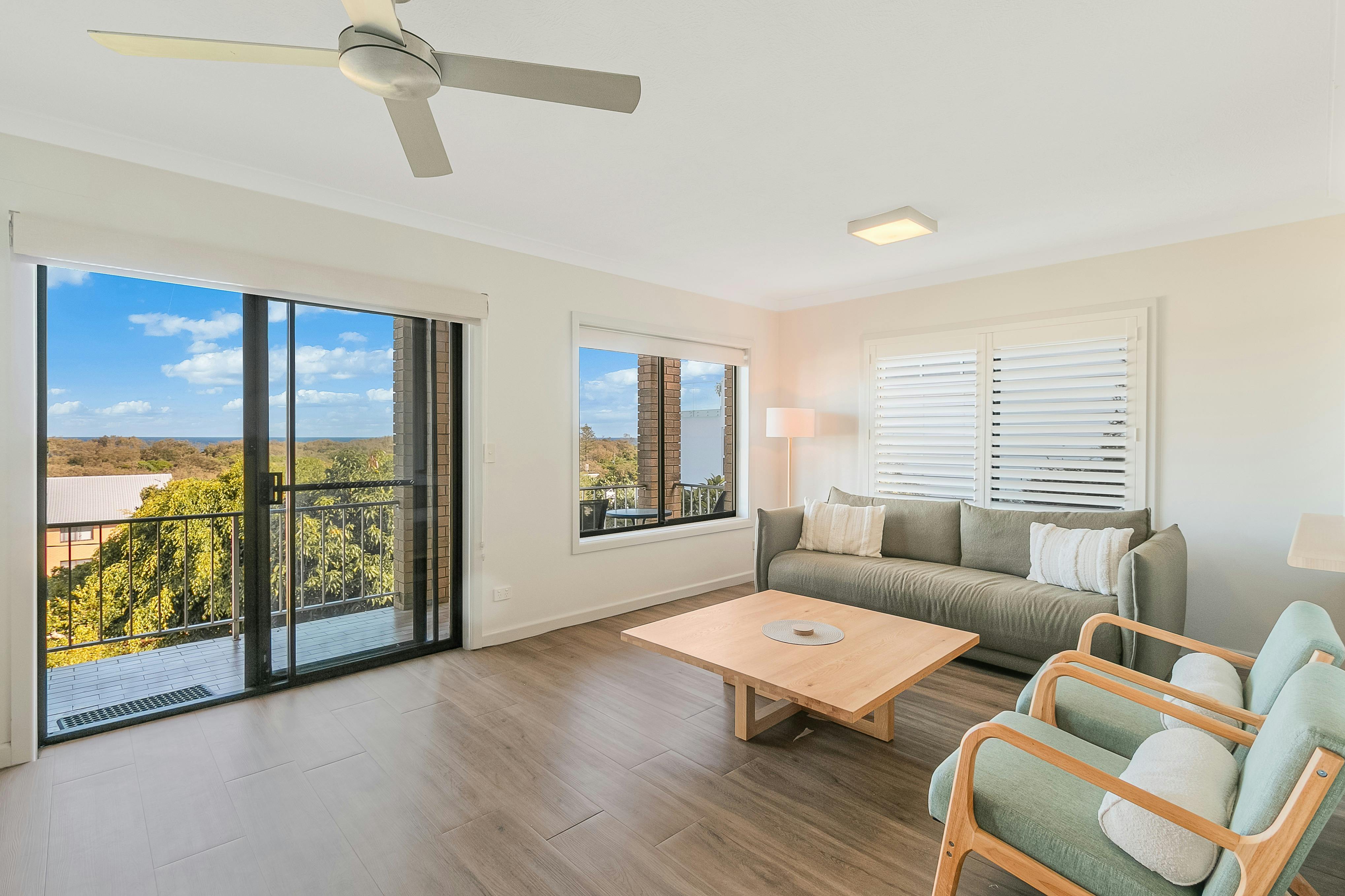 Open plan living area