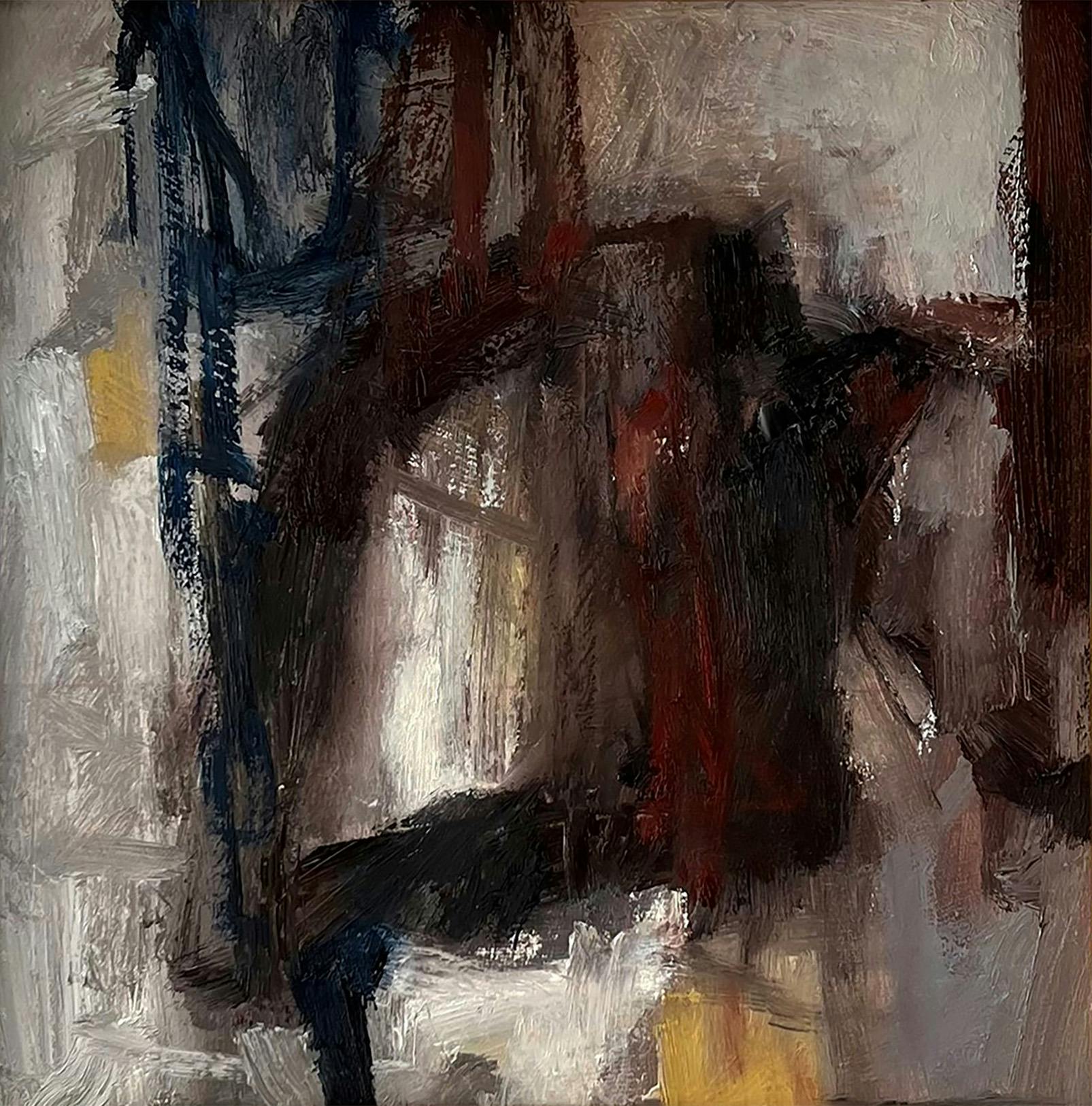 Conformity Caught Here, Oil on board