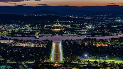 Sunset Mt Ainslie