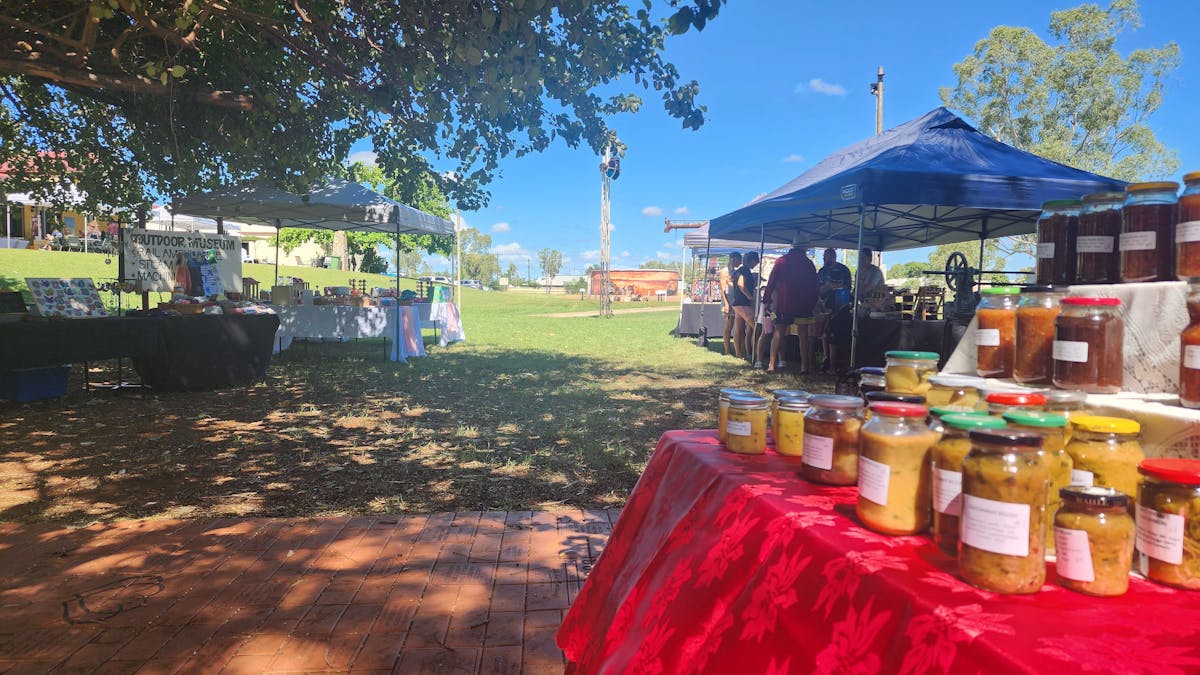Market stalls Cloncurry