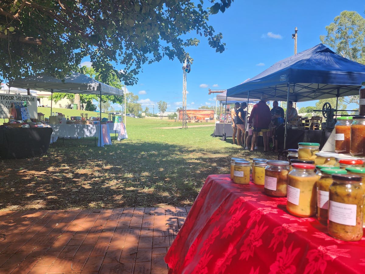 Market stalls Cloncurry