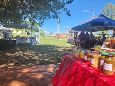 Market stalls Cloncurry