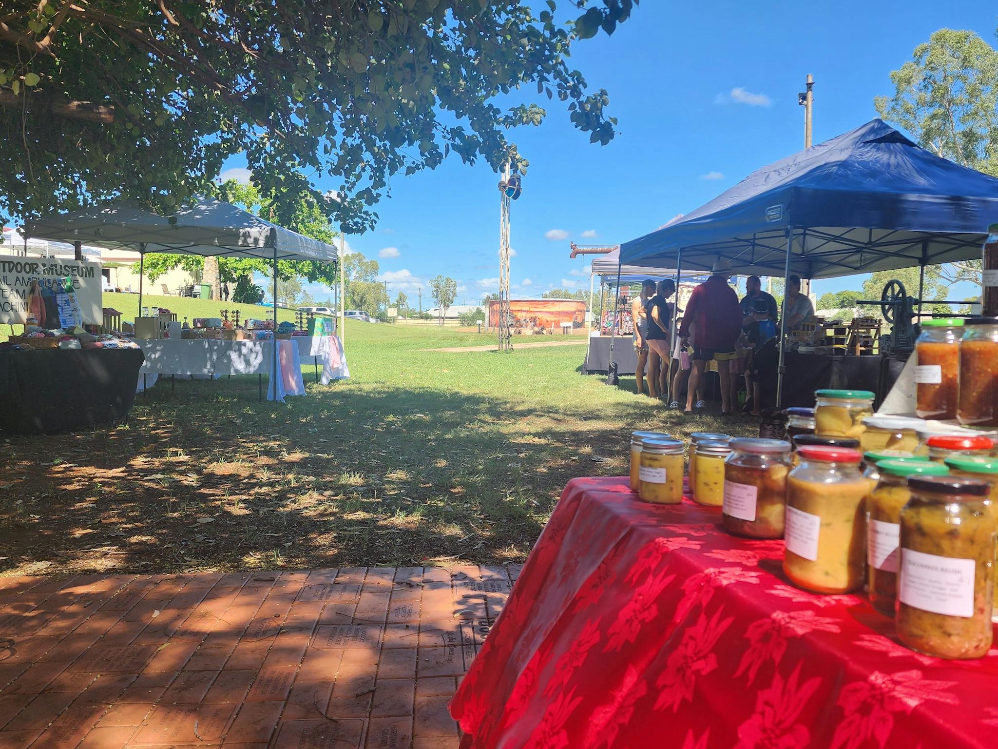 Market stalls Cloncurry Market stalls Cloncurry