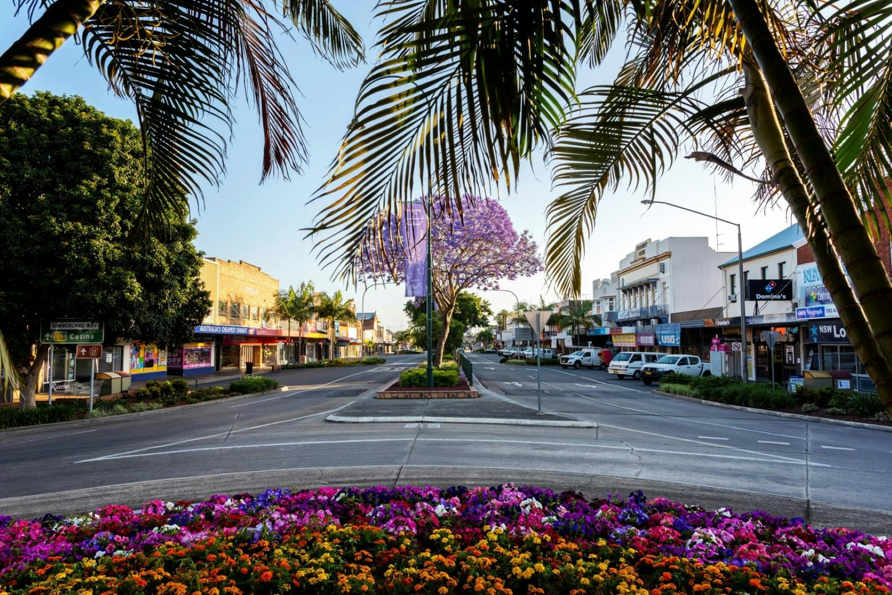 Grafton, Jacaranda capital of Australia. Heritage buildings, vibrant arts scene & the Clarence River