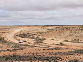 Showing outback roads that are travelled during the Mail Run