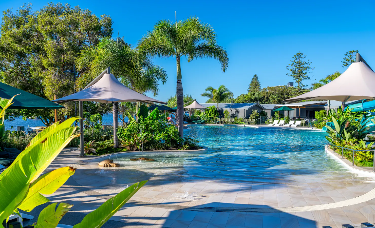 Lagoon Pool Beach Entry